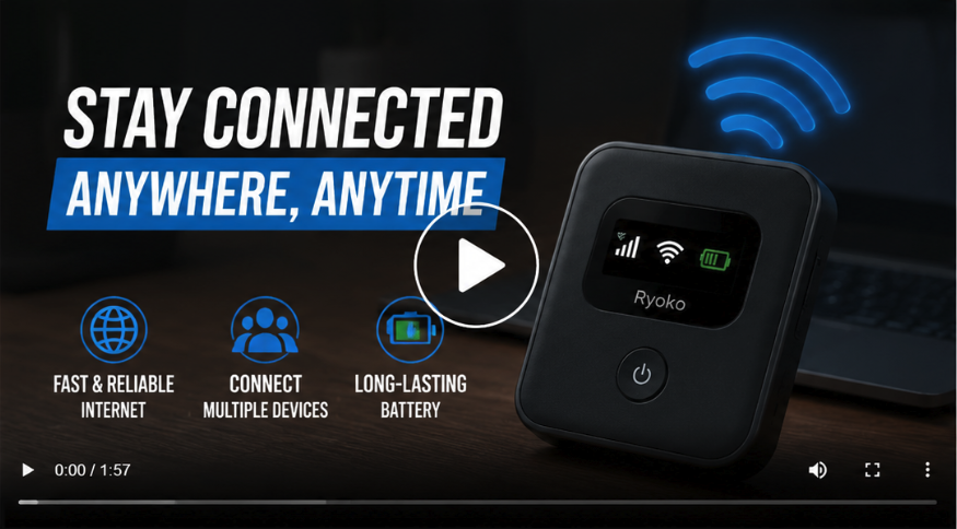 Stay connected anywhere, anytime with Ryoko Pro